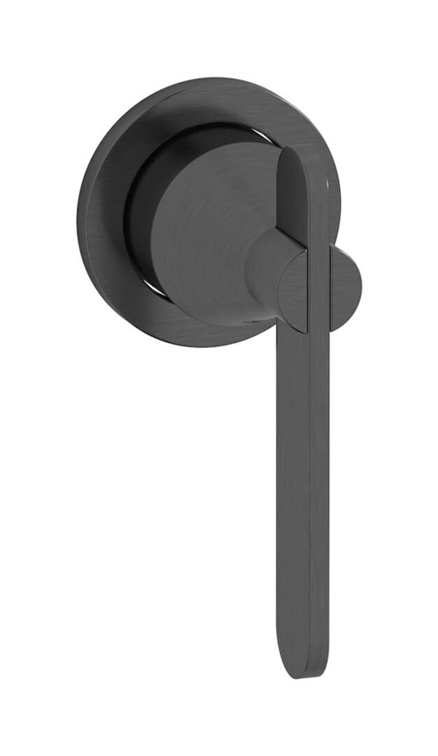 IB Rubinetterie Soho – Μπαταρία Νιπτήρα Τοίχου – Brushed Black Chrome (OH305CS)