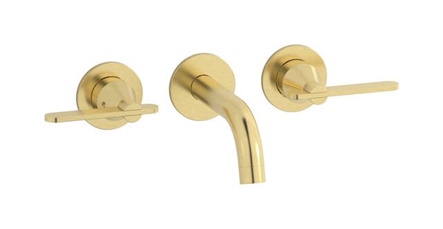 IB Rubinetterie Soho – Μπαταρία Νιπτήρα Τοίχου – Brushed Pale Gold (OH306IS)