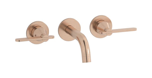 IB Rubinetterie Soho – Μπαταρία Νιπτήρα Τοίχου – Brushed Rose Gold (OH306SR)