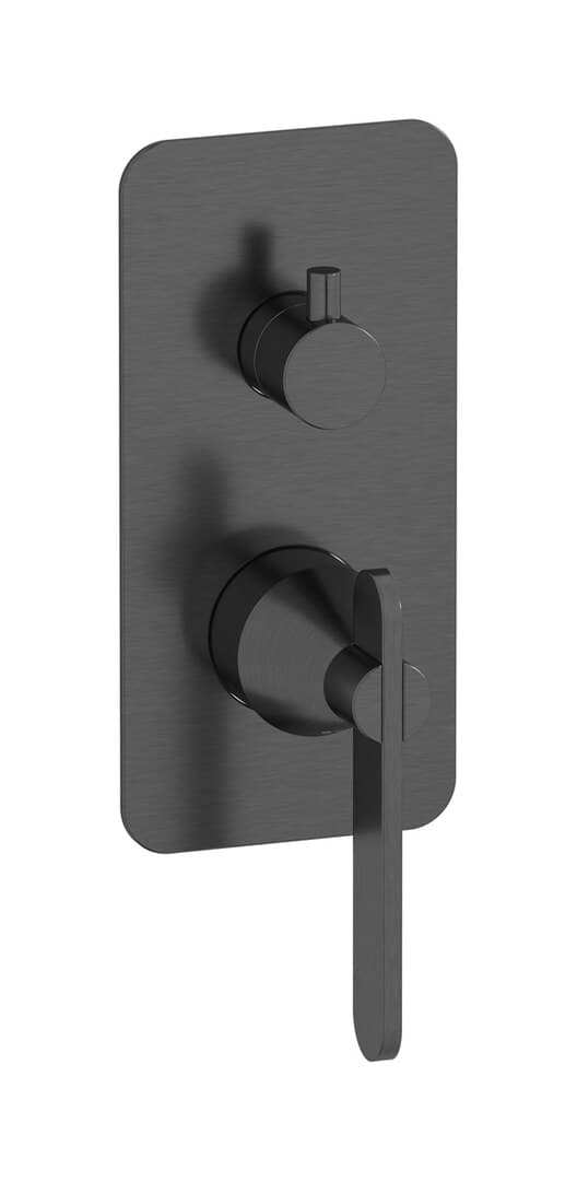 IB Rubinetterie Soho – Μπαταρία Νιπτήρα Τοίχου – Brushed Black Chrome (OH310CS)