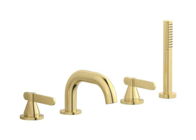 IB Rubinetterie Soho – Μπαταρία Λουτρού Πάγκου – Brushed Pale Gold (OH396IS)