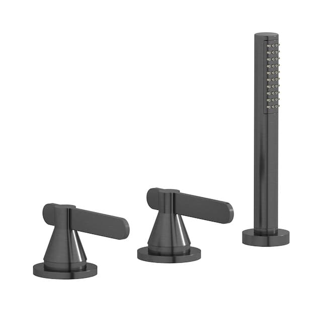 IB Rubinetterie Soho – Μπαταρία Λουτρού – Brushed Black Chrome (OH397CS)