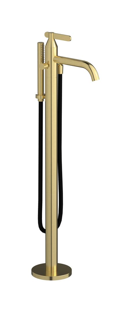 IB Rubinetterie Soho – Μπαταρία Λουτρού Δαπέδου – Brushed Pale Gold (OH399IS)