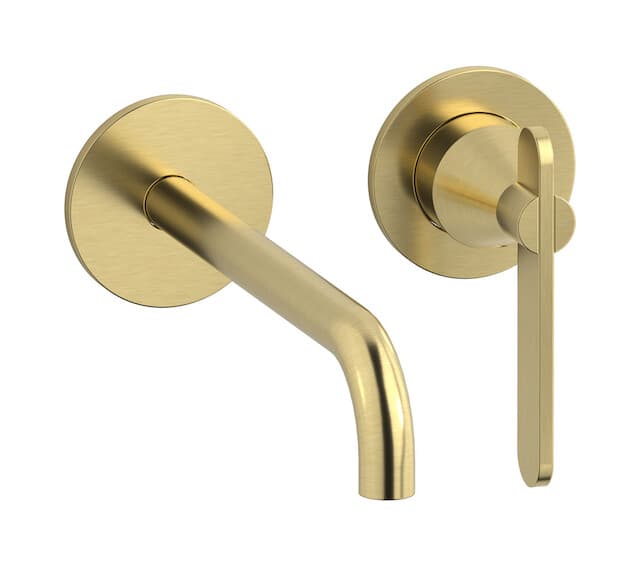 IB Rubinetterie Soho – Μπαταρία Νιπτήρα Τοίχου – Brushed Pale Gold (OH407IS)