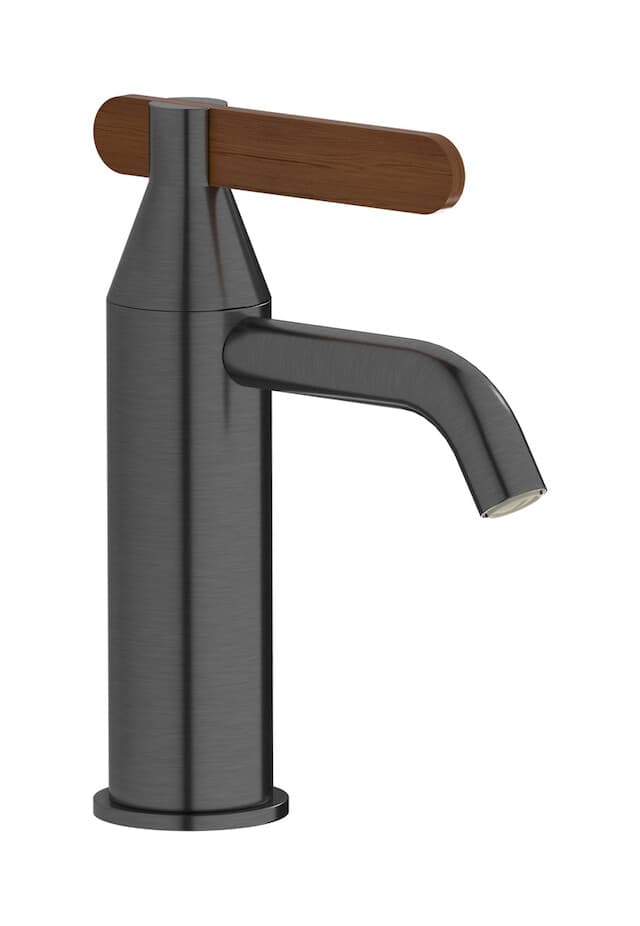 IB Rubinetterie Soho – Μπαταρία Νιπτήρα – Brushed Black Chrome (OL200CS)