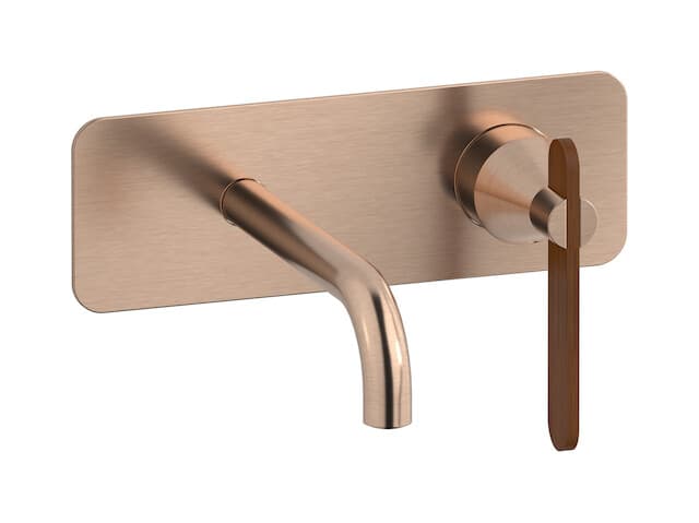 IB Rubinetterie Soho – Μπαταρία Νιπτήρα Τοίχου – Brushed Rose Gold (OL206SR)