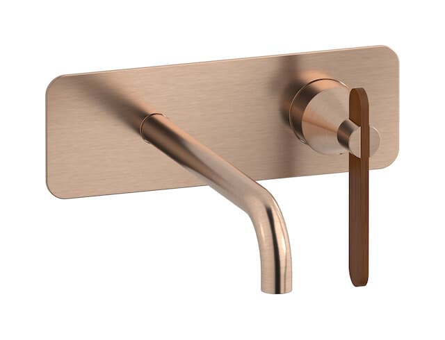 IB Rubinetterie Soho – Μπαταρία Νιπτήρα Τοίχου – Brushed Rose Gold (OL207SR)