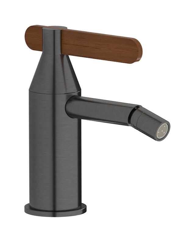 IB Rubinetterie Soho – Μπαταρία Μπιντέ – Brushed Black Chrome (OL220CS)