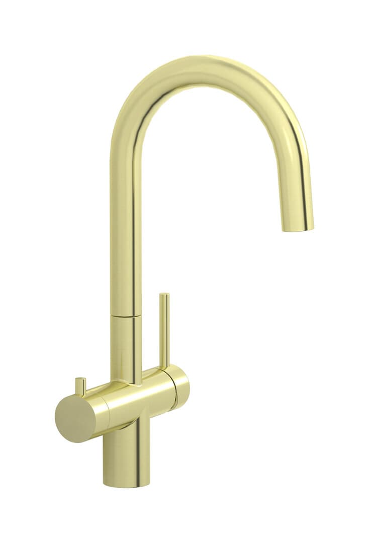IB Rubinetterie Puro 316 – Μπαταρία Κουζίνας – Brushed Warm Brass (PU387WA)