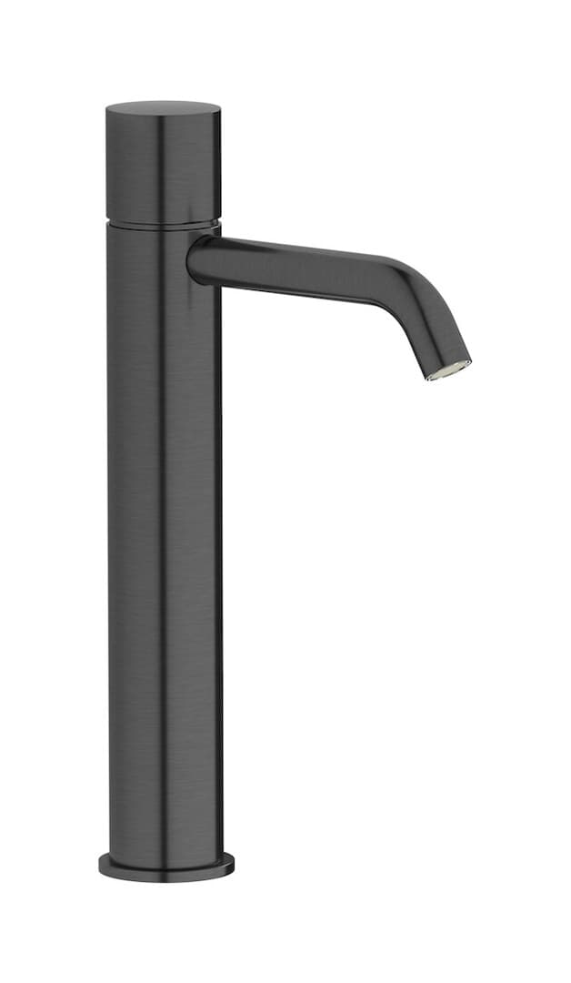 IB Rubinetterie Brera – Μπαταρία Νιπτήρα Ψηλή – Brushed Black Chrome (RR202CS)