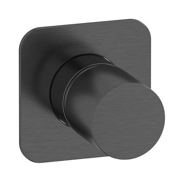 IB Rubinetterie Brera – Μπαταρία Νιπτήρα Τοίχου – Brushed Black Chrome (RR300CS)