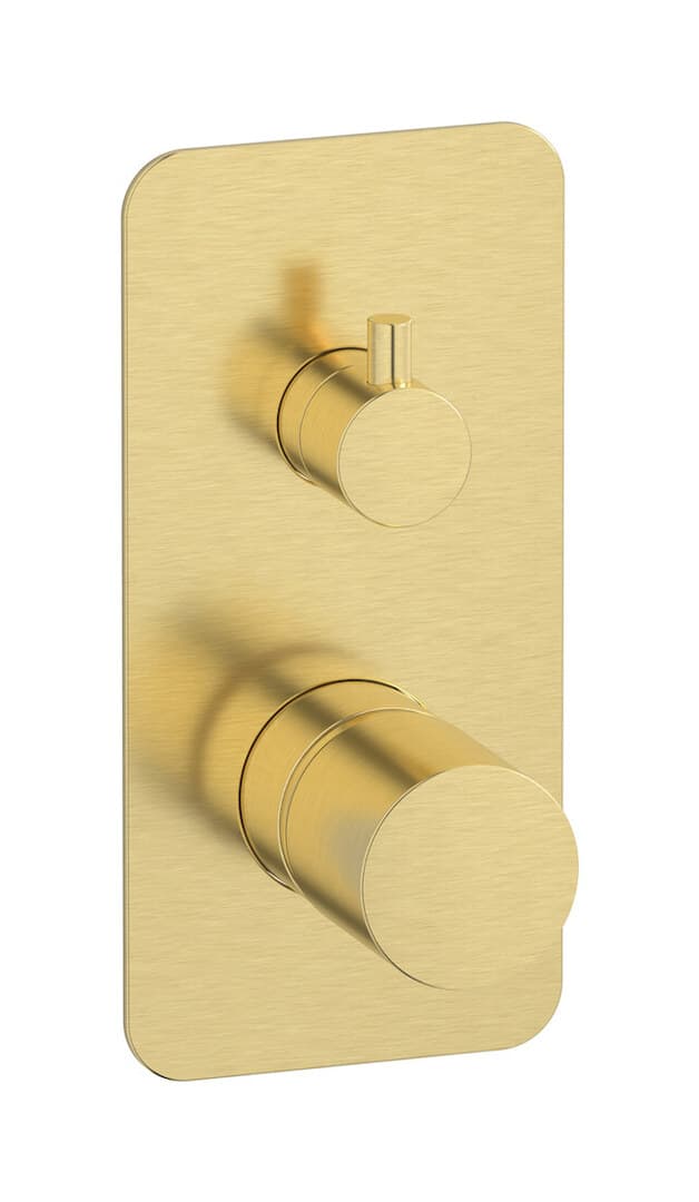 IB Rubinetterie Brera – Μπαταρία Νιπτήρα Τοίχου – Brushed Pale Gold (RR312IS)
