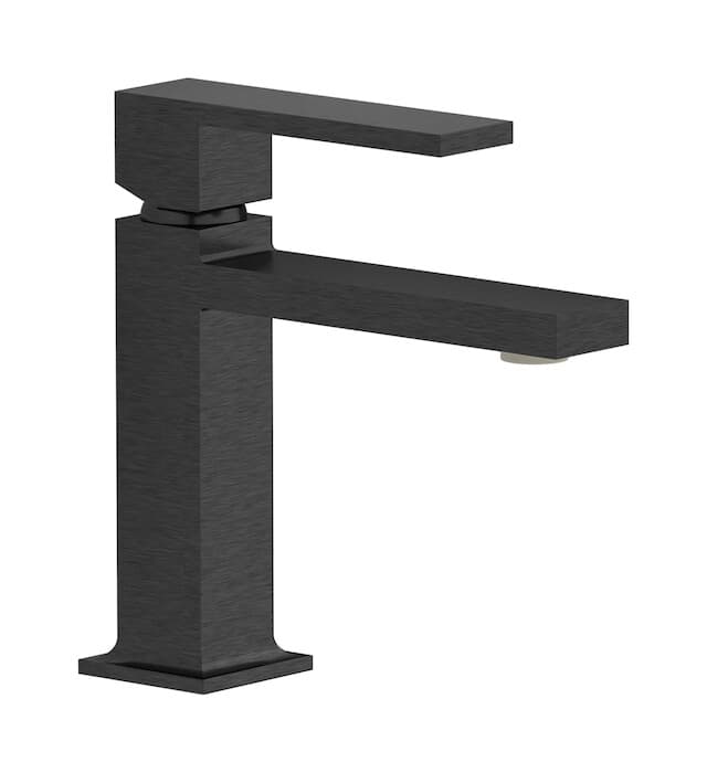 IB Rubinetterie Rubacuori – Μπαταρία Νιπτήρα – Brushed Black Chrome (RU201CS)