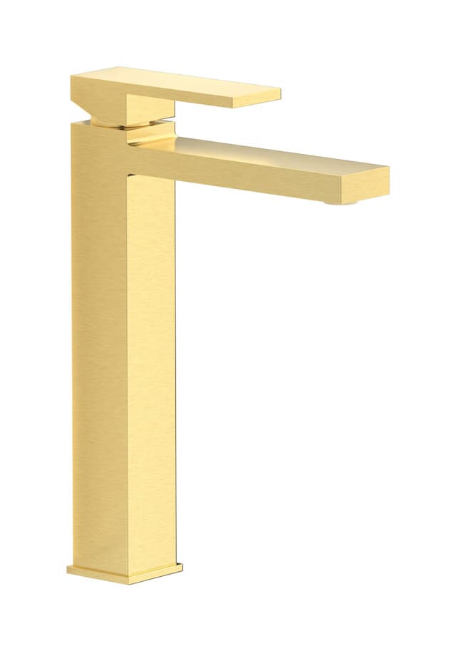 IB Rubinetterie Rubacuori – Μπαταρία Νιπτήρα Ψηλή – Brushed Pale Gold (RU202IS)