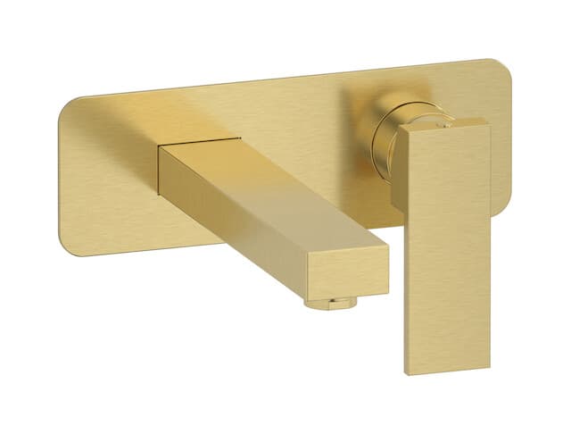 IB Rubinetterie Rubacuori – Μπαταρία Νιπτήρα Τοίχου – Brushed Pale Gold (RU206IS)