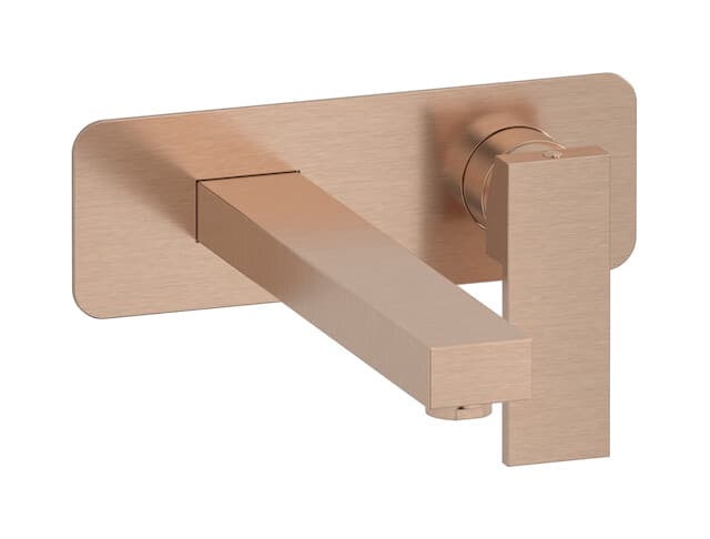 IB Rubinetterie Rubacuori – Μπαταρία Νιπτήρα Τοίχου – Brushed Rose Gold (RU207SR)