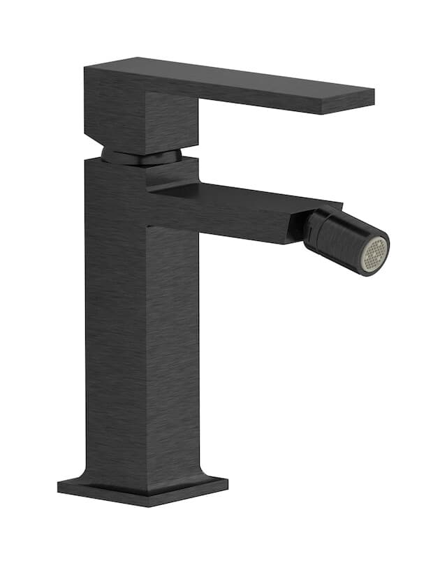 IB Rubinetterie Rubacuori – Μπαταρία Μπιντέ – Brushed Black Chrome (RU223CS)