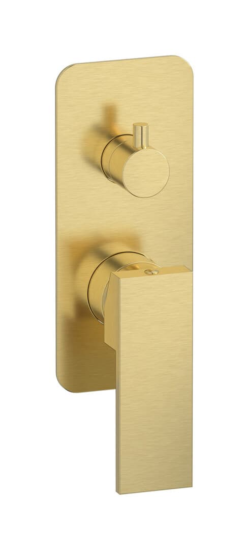 IB Rubinetterie Rubacuori – Μπαταρία Νιπτήρα Τοίχου – Brushed Pale Gold (RU310IS)