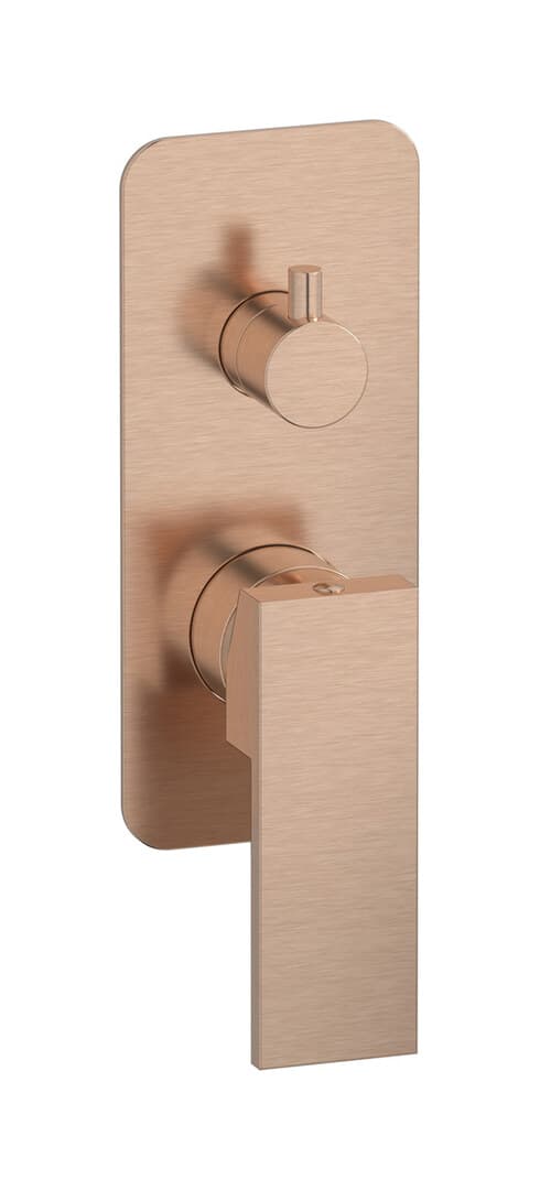 IB Rubinetterie Rubacuori – Μπαταρία Νιπτήρα Τοίχου – Brushed Rose Gold (RU312SR)