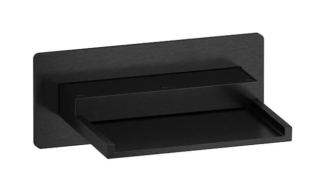 IB Rubinetterie Rubacuori – Μπαταρία Νιπτήρα Τοίχου – Brushed Black Chrome (RU318CS)