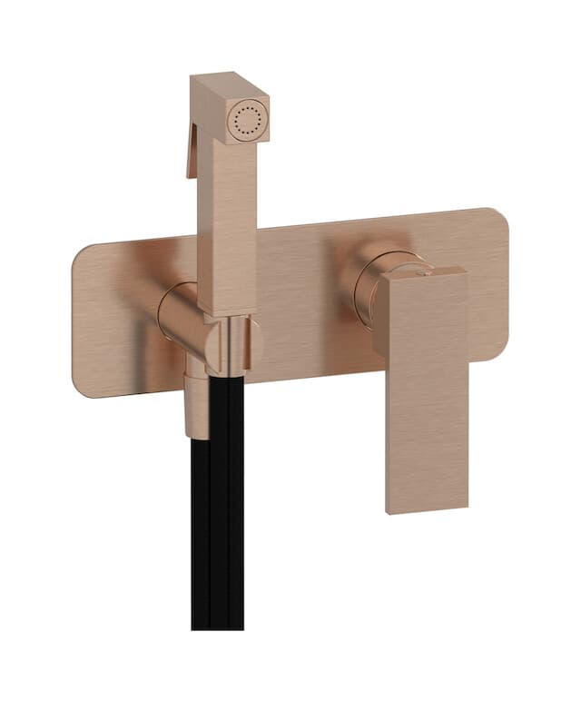 IB Rubinetterie Rubacuori – Μπαταρία Μπιντέ – Brushed Rose Gold (RU706SR)