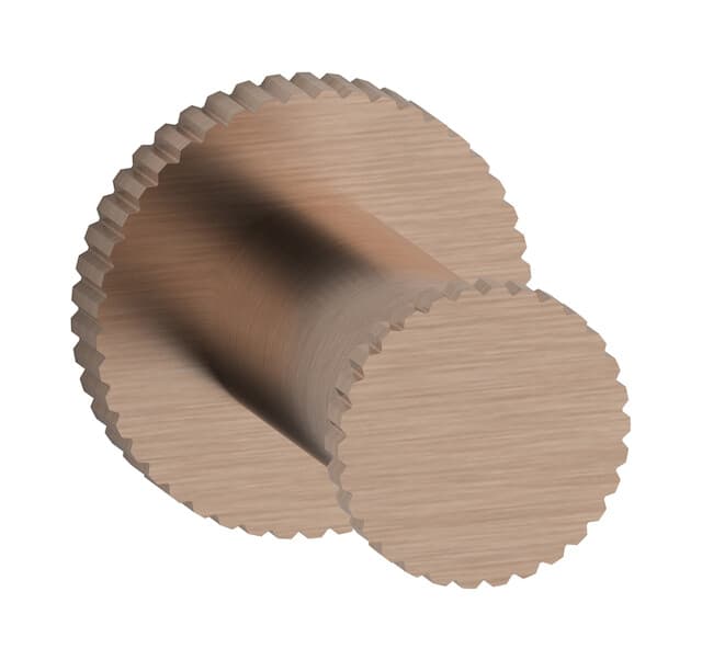 IB Rubinetterie Reflex – Κρεμάστρα – Brushed Rose Gold (RX008SR)