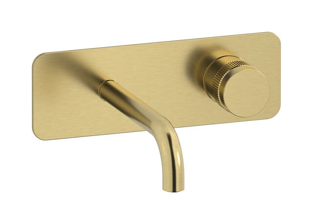 IB Rubinetterie Reflex – Μπαταρία Νιπτήρα Τοίχου – Brushed Pale Gold (RX206IS)