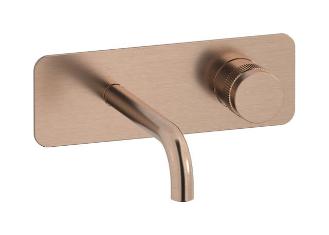 IB Rubinetterie Reflex – Μπαταρία Νιπτήρα Τοίχου – Brushed Rose Gold (RX206SR)