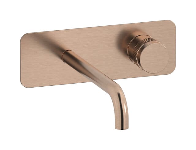 IB Rubinetterie Reflex – Μπαταρία Νιπτήρα Τοίχου – Brushed Rose Gold (RX207SR)