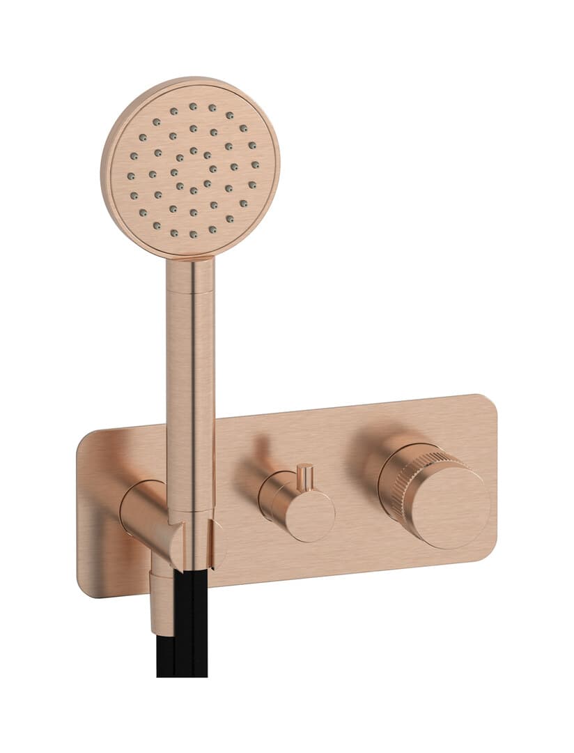 IB Rubinetterie Reflex – Μπαταρία Νιπτήρα Τοίχου – Brushed Rose Gold (RX314SR)