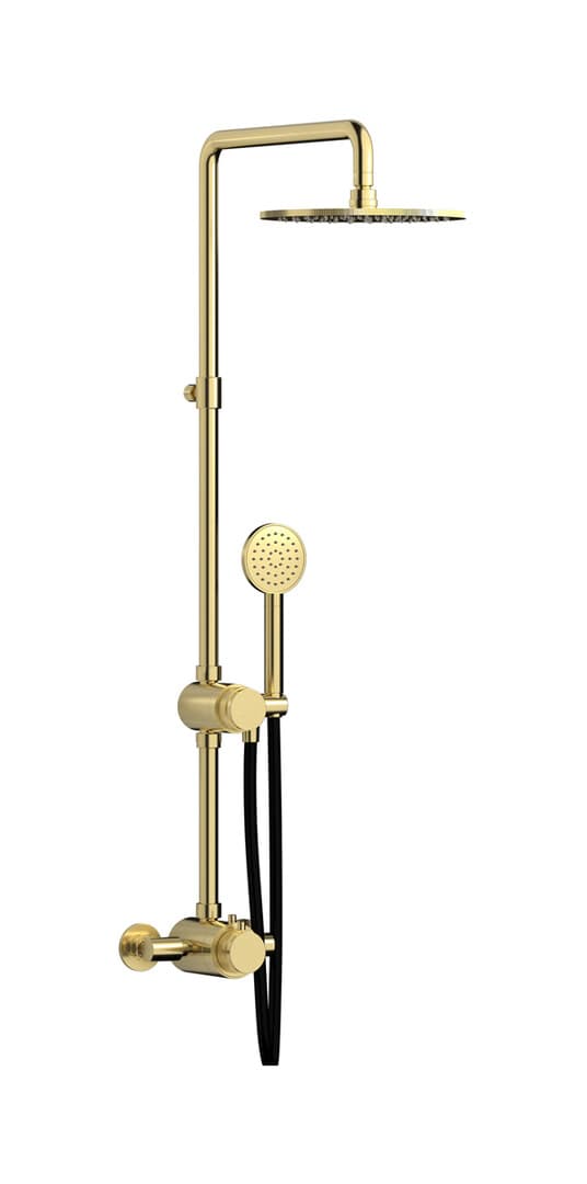 IB Rubinetterie Indoor Shower – Σετ Ντους – Brushed Pale Gold (RX800IS)