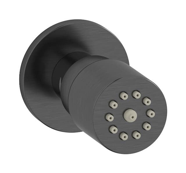 IB Rubinetterie Bodyjet – Πλαϊνό Bodyjet – Brushed Black Chrome (SH031CS)