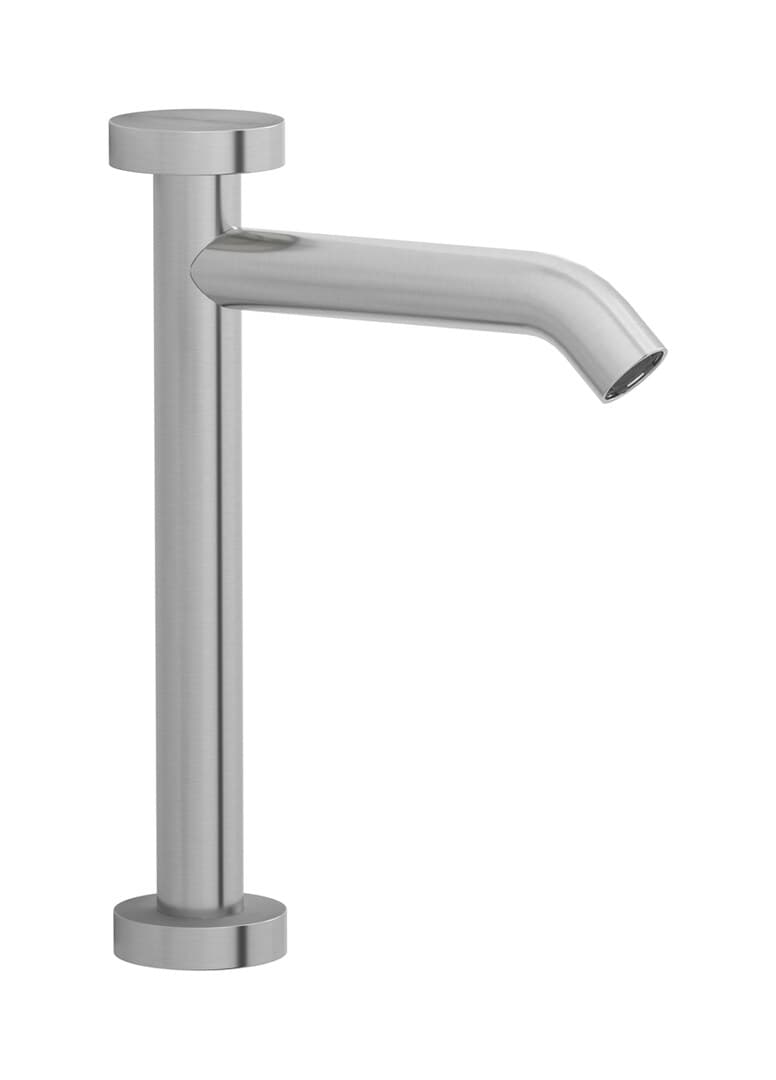 IB Rubinetterie Totem – Μπαταρία Νιπτήρα Ψηλή – Brushed Stainless Steel (TO202SA)