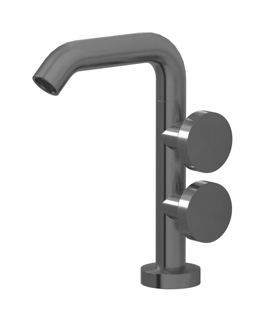 IB Rubinetterie Totem – Μπαταρία Νιπτήρα – Brushed Stainless Steel (TO205SA)