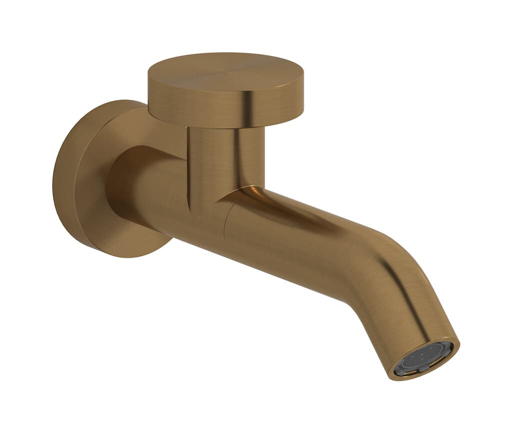 IB Rubinetterie Totem – Μπαταρία Νιπτήρα Τοίχου – Brushed Warm Bronze (TO209WB)