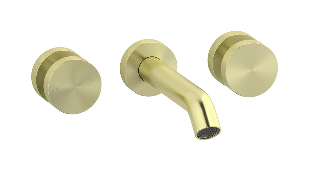 IB Rubinetterie Totem – Μπαταρία Νιπτήρα Τοίχου – Brushed Warm Brass (TO306WA)