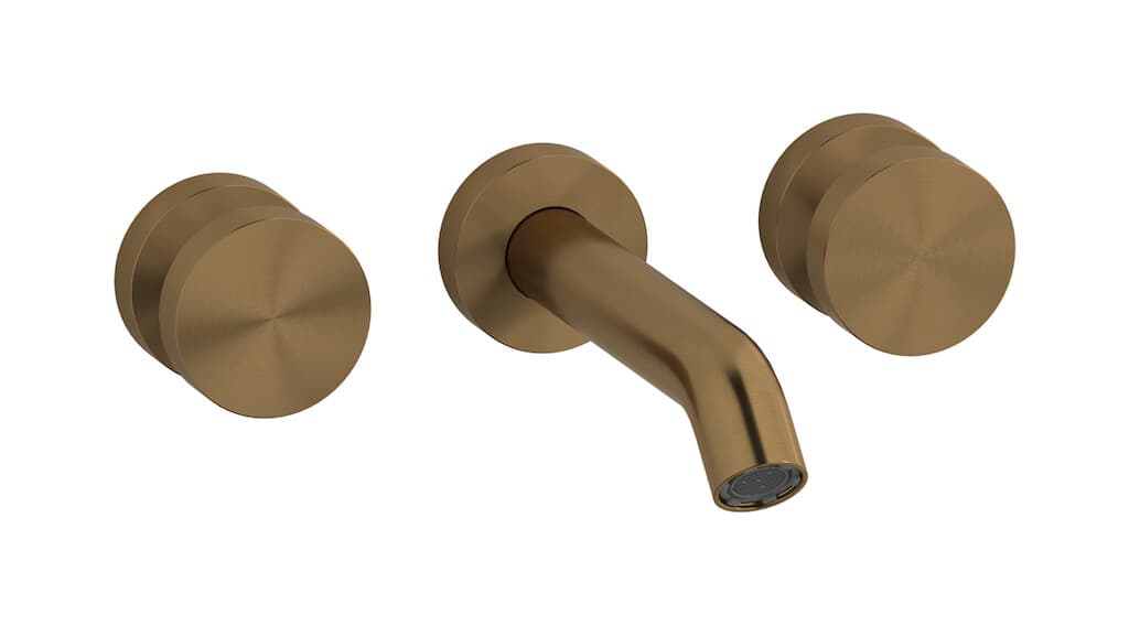 IB Rubinetterie Totem – Μπαταρία Νιπτήρα Τοίχου – Brushed Warm Bronze (TO306WB)
