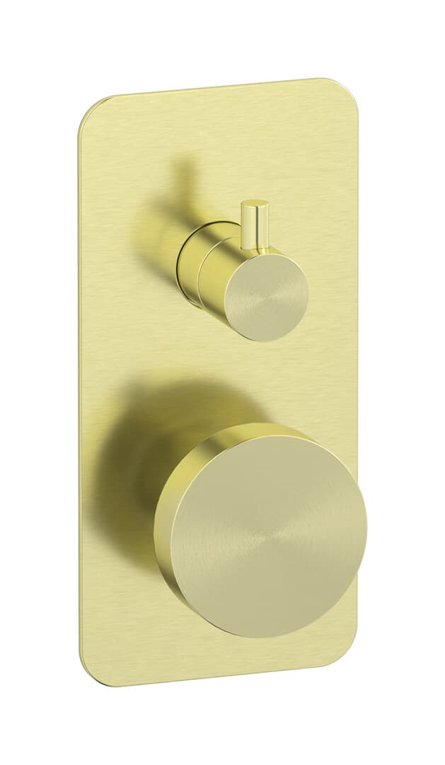 IB Rubinetterie Totem – Μπαταρία Νιπτήρα Τοίχου – Brushed Warm Brass (TO310WA)
