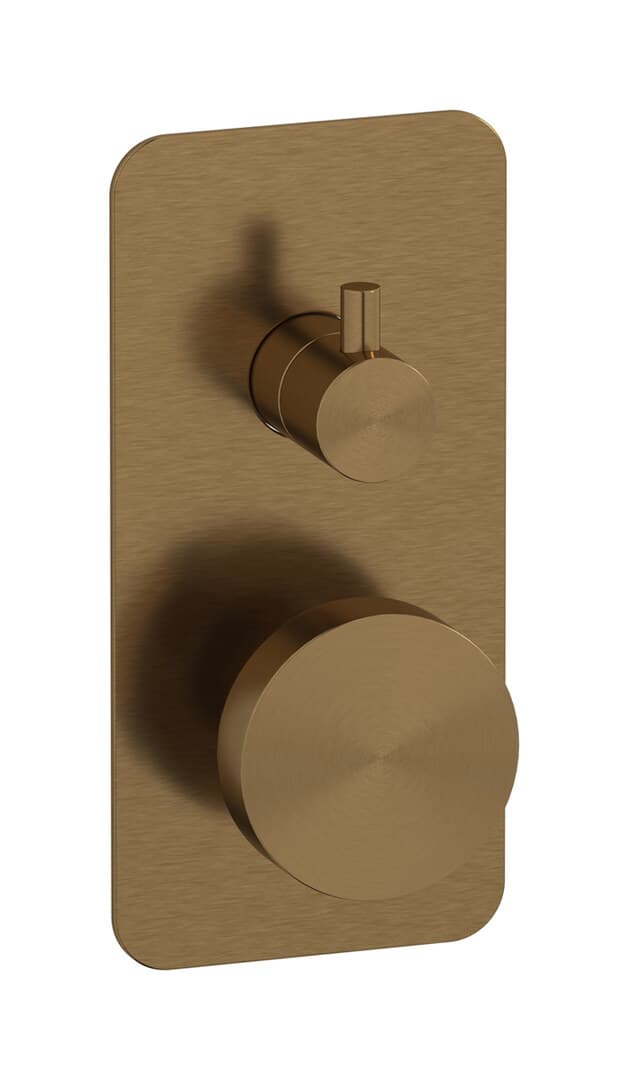 IB Rubinetterie Totem – Μπαταρία Νιπτήρα Τοίχου – Brushed Warm Bronze (TO310WB)