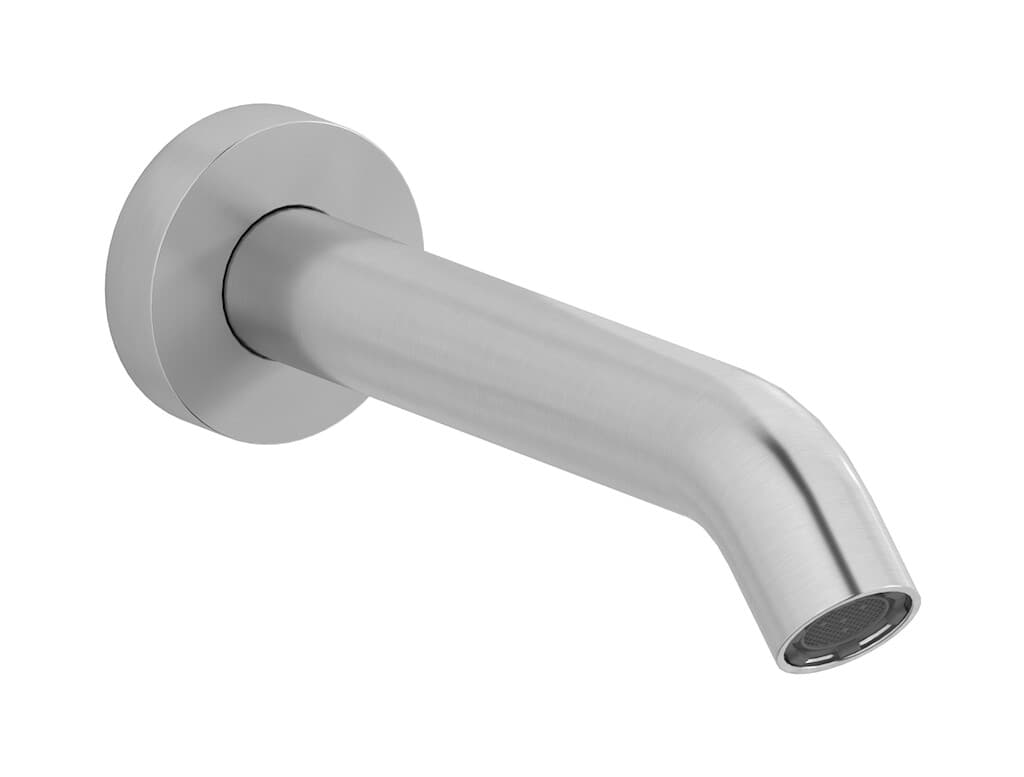 IB Rubinetterie Totem – Μπαταρία Νιπτήρα Τοίχου – Brushed Stainless Steel (TO320SA)