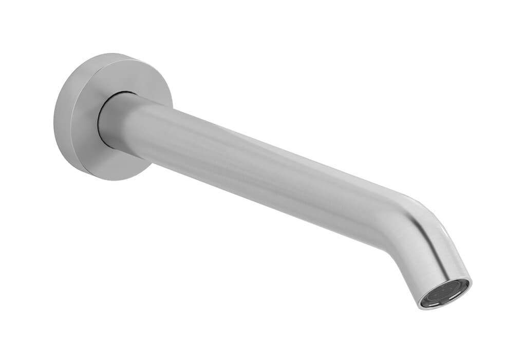 IB Rubinetterie Totem – Μπαταρία Νιπτήρα Τοίχου – Brushed Stainless Steel (TO328SA)
