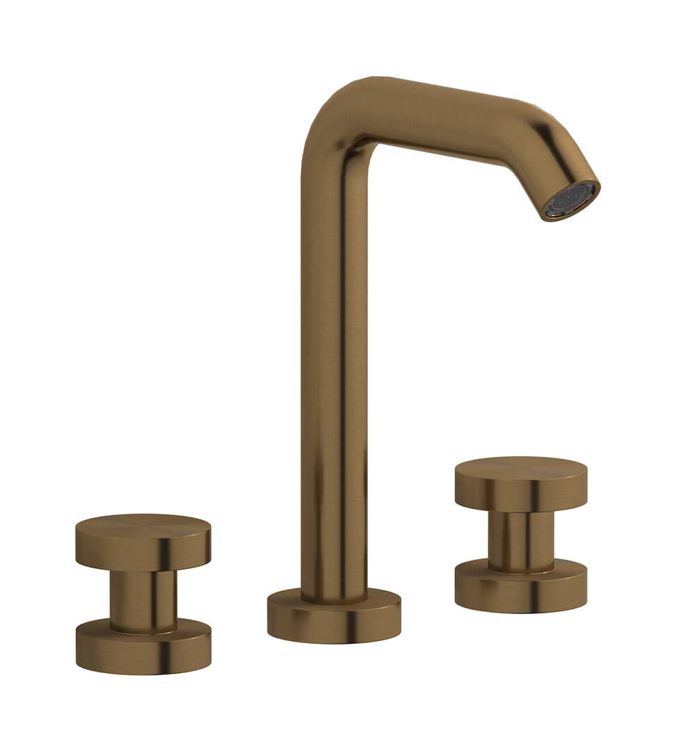 IB Rubinetterie Totem – Μπαταρία Νιπτήρα Ψηλή – Brushed Warm Bronze (TO390WB)