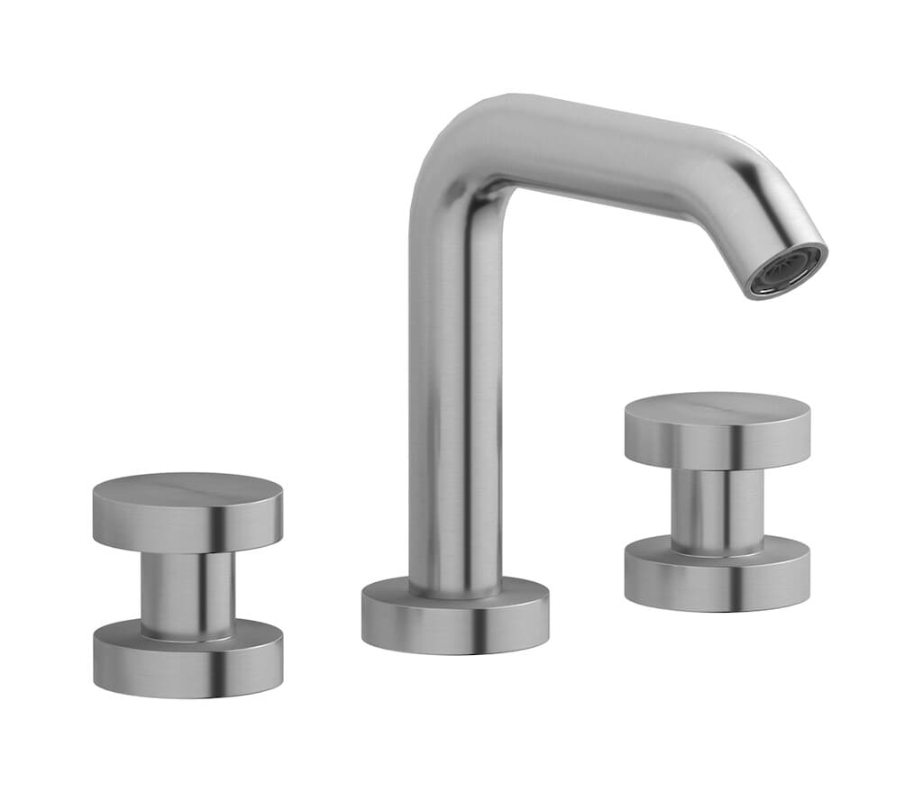 IB Rubinetterie Totem – Μπαταρία Νιπτήρα – Brushed Stainless Steel (TO392SA)