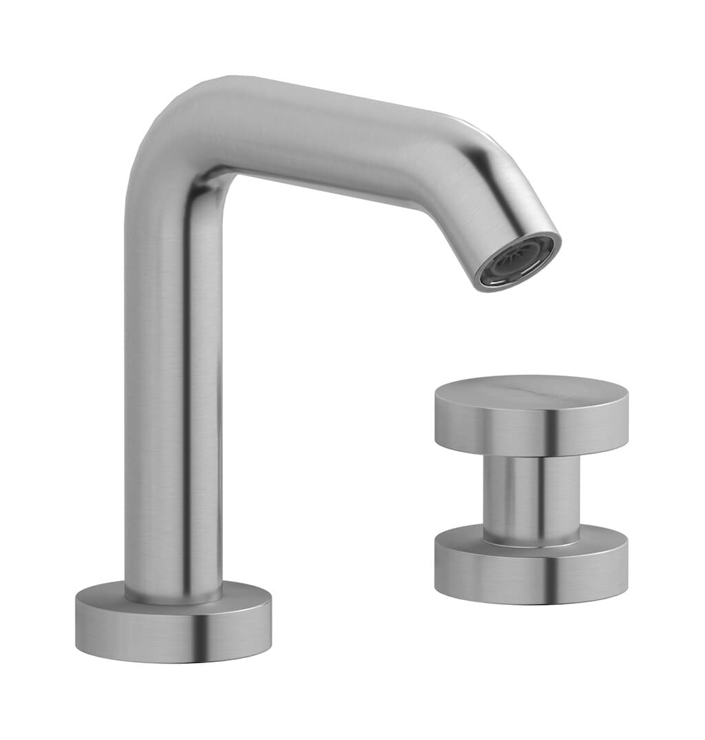 IB Rubinetterie Totem – Μπαταρία Νιπτήρα Τοίχου – Brushed Stainless Steel (TO394SA)