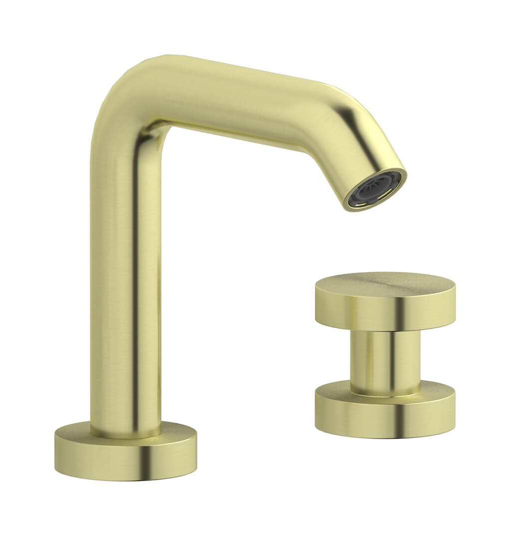 IB Rubinetterie Totem – Μπαταρία Νιπτήρα Τοίχου – Brushed Warm Brass (TO394WA)