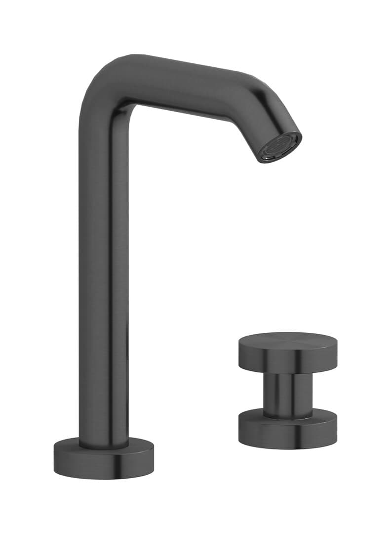 IB Rubinetterie Totem – Μπαταρία Νιπτήρα Ψηλή – Brushed Black Metal (TO395BM)