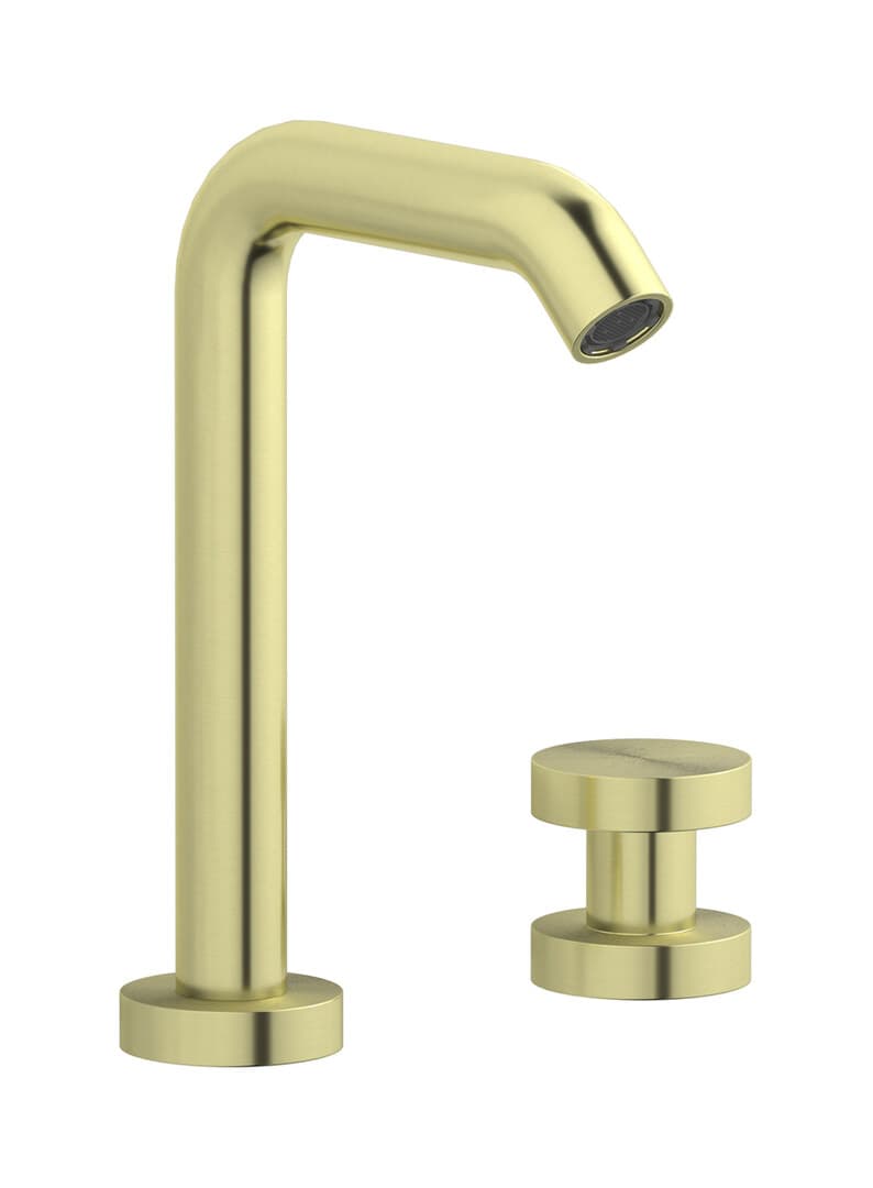 IB Rubinetterie Totem – Μπαταρία Νιπτήρα Ψηλή – Brushed Warm Brass (TO395WA)