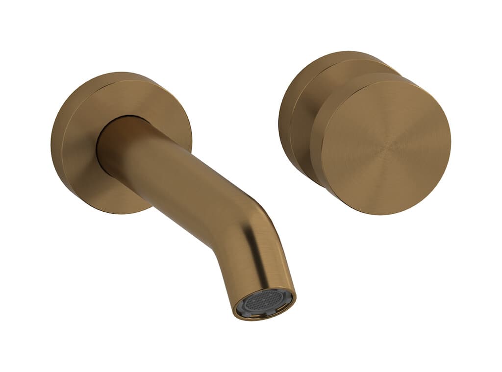 IB Rubinetterie Totem – Μπαταρία Νιπτήρα Τοίχου – Brushed Warm Bronze (TO406WB)