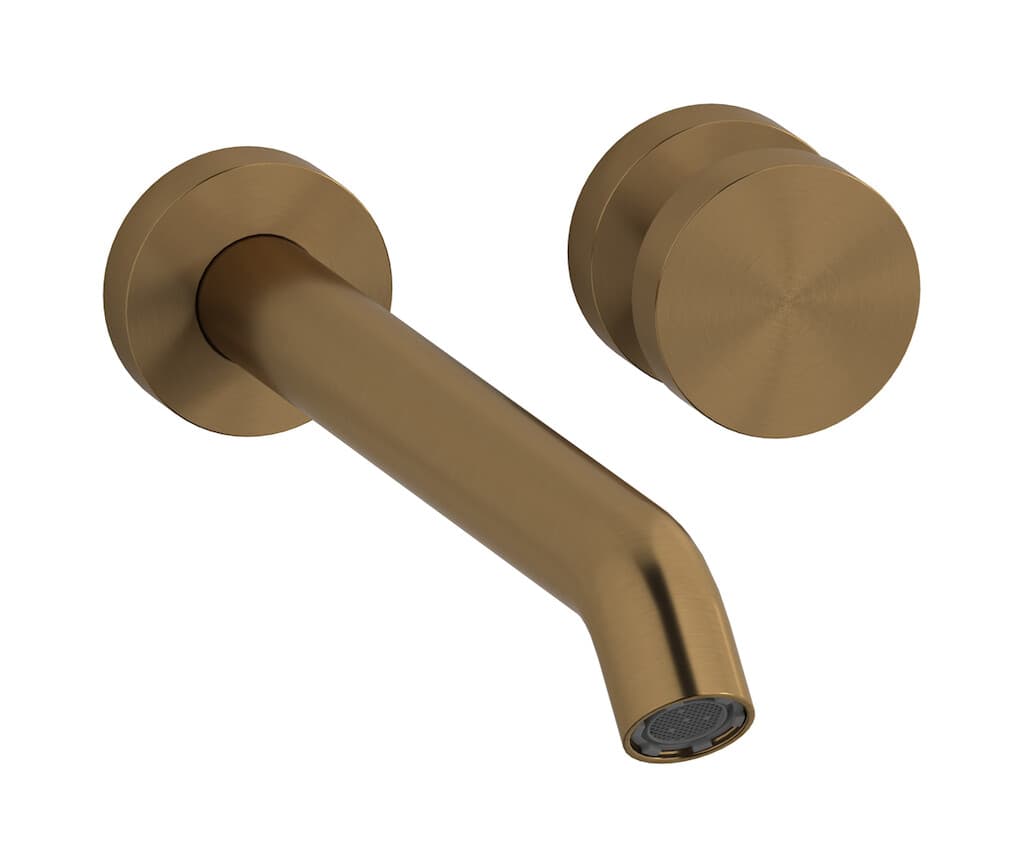 IB Rubinetterie Totem – Μπαταρία Νιπτήρα Τοίχου – Brushed Warm Bronze (TO407WB)