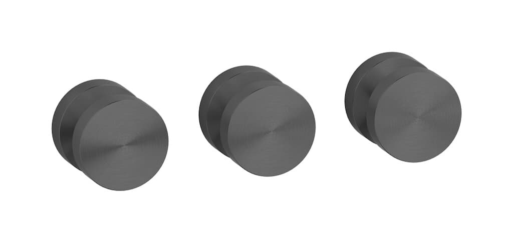 IB Rubinetterie Totem – Μπαταρία Νιπτήρα Τοίχου – Brushed Black Metal (TO410BM)